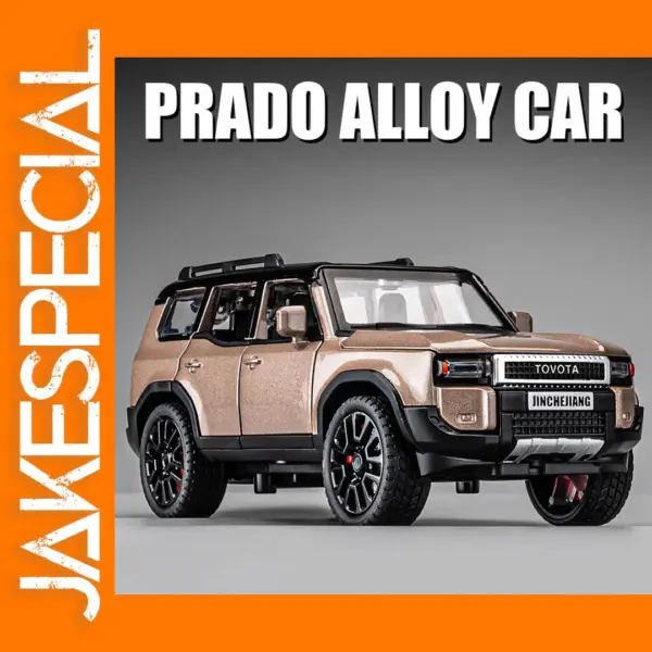 1:32 Toyota Land Cruiser Prado Alloy Model Car