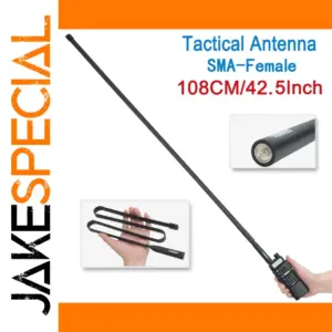 ABBREE 108CM Tactical Antenna for Baofeng Radios