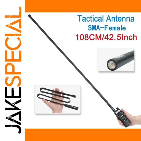 ABBREE 108CM Tactical Antenna for Baofeng Radios