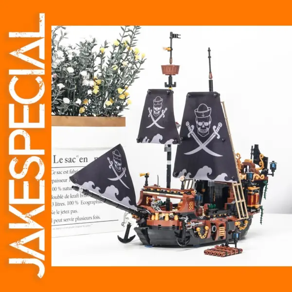 1328PCS Pirate Ship Building Blocks Set