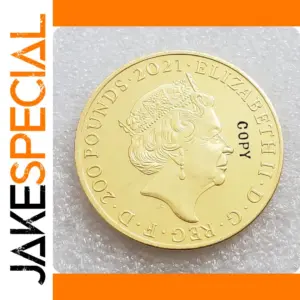 Elizabeth II Replica 100, 200 Pounds Coins