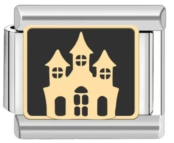 Gothic Bats Castle Charm Bracelet for DIY - Image 28