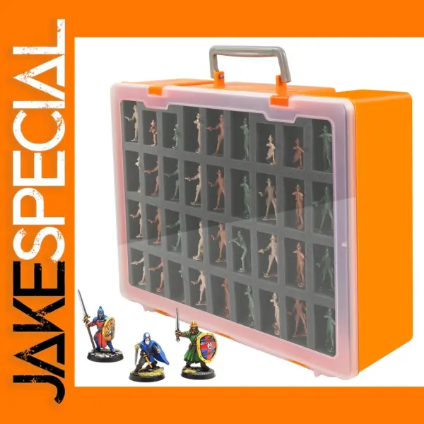 Dual-layer Miniature Figure Storage Organizer Case