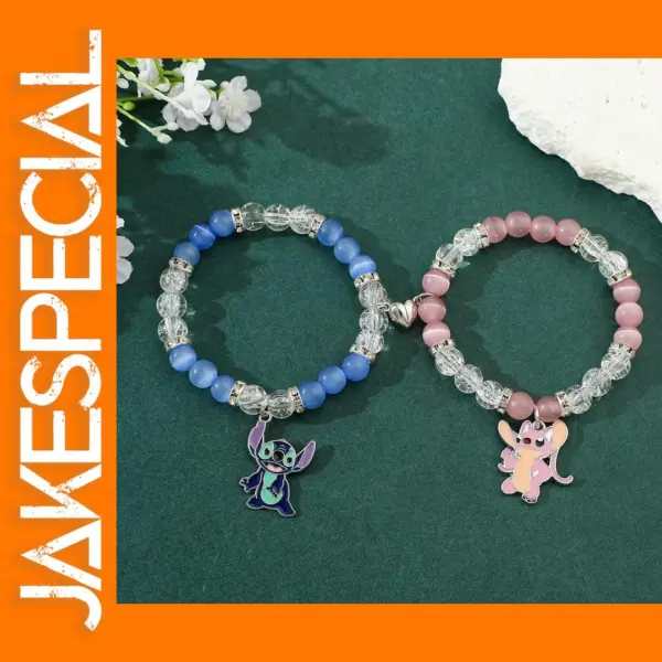 Stitch Angel Couple Bracelets Set for Everyone