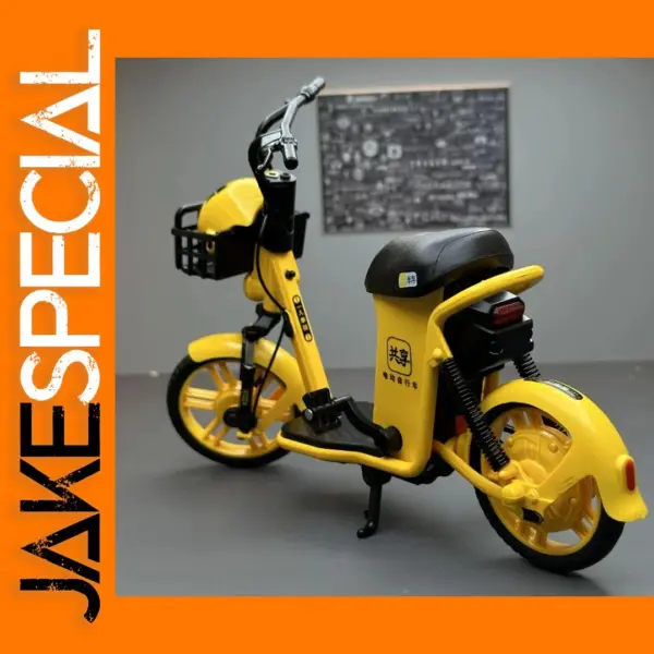 1:32 Scale Diecast Electric Bicycle Model Toy