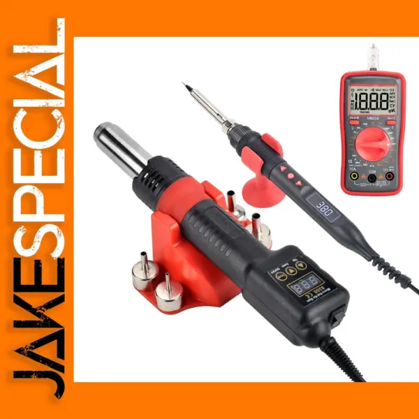 JCD 8208 Micro Rework Soldering Station with LCD