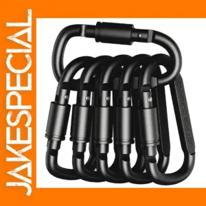 Aluminum Carabiner Set for Outdoor Essentials