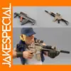 1:12 Diecast Metal Model Gun for Figures