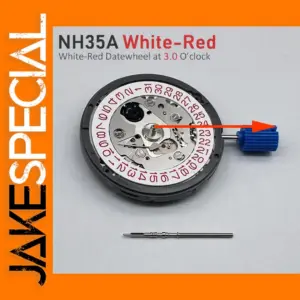 NH35A Movement Mod with Red Datewheel