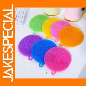 10-Pack Silicone Kitchen Cleaning Brushes