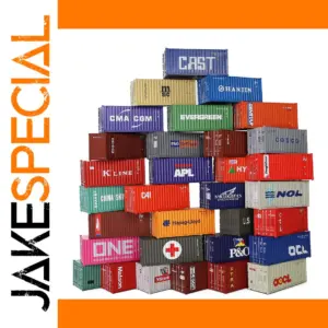 HO Scale 1:87 Plastic Shipping Container Model