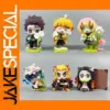 Demon Slayer Anime Action Figures Set