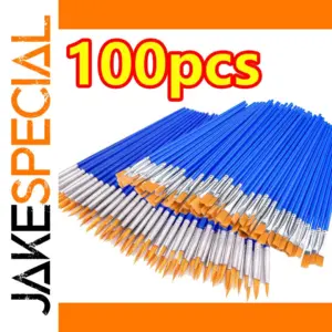 100pcs Nylon Painting Brush Set for Art Enthusiasts