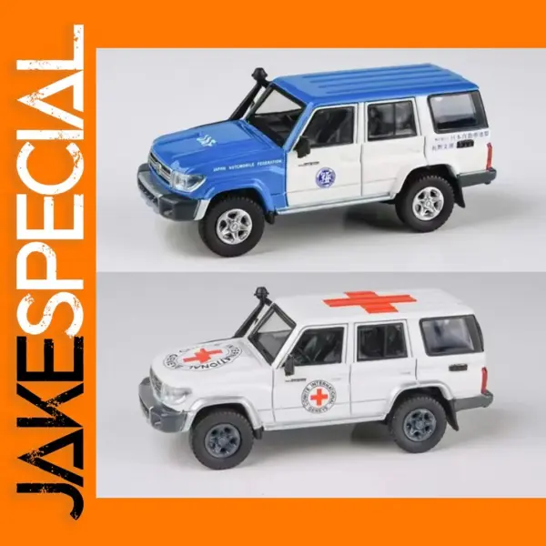 1:64 Diecast 2014 Land Cruiser LC76 Model Car