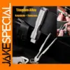 Titanium Alloy Keychain with Integrated Tweezers
