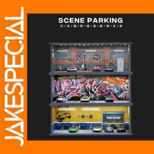 1/64 Scale Alloy Diecast Garage Parking Model