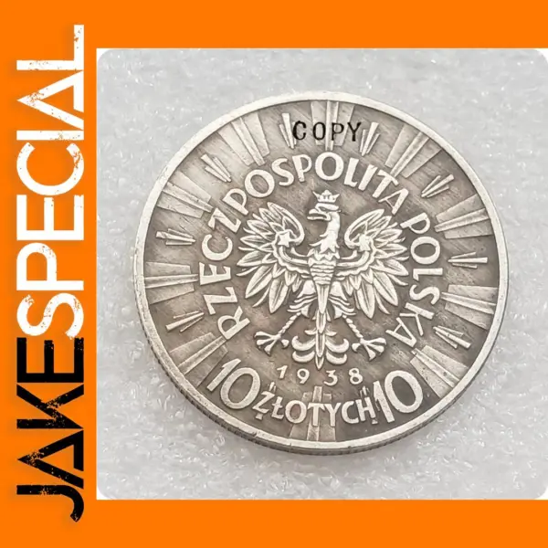 Poland 10 Złotych Józef Piłsudski Replica Coins