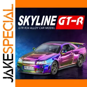 1:32 Scale Nissan GTR-R34 Diecast Model Car