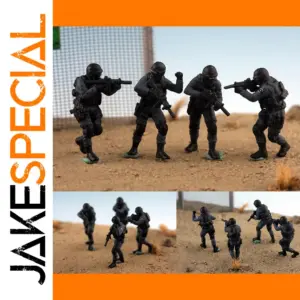 1:72 Resin SWAT Police Scene Model
