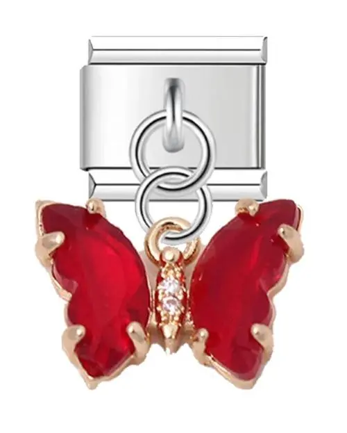 Zircon Butterfly Charm for DIY Bracelets 13 Zircon Butterfly Charm for DIY Bracelets - Image 13