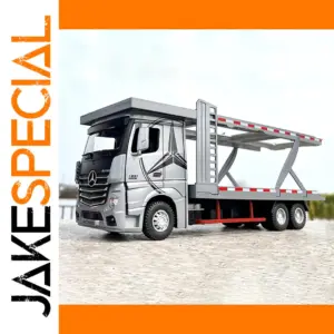 1:24 Alloy Double Decker Flatbed Truck Trailer