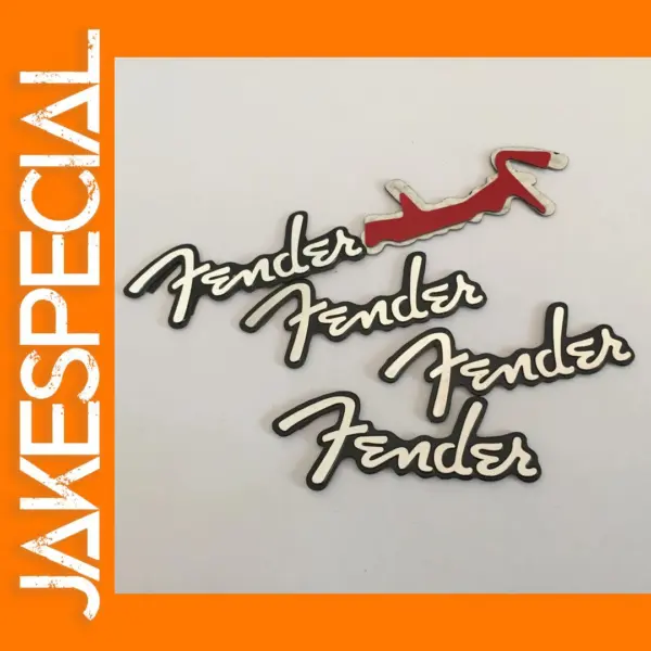 Fender Hi-Fi Speaker Badge Emblem Stickers Set