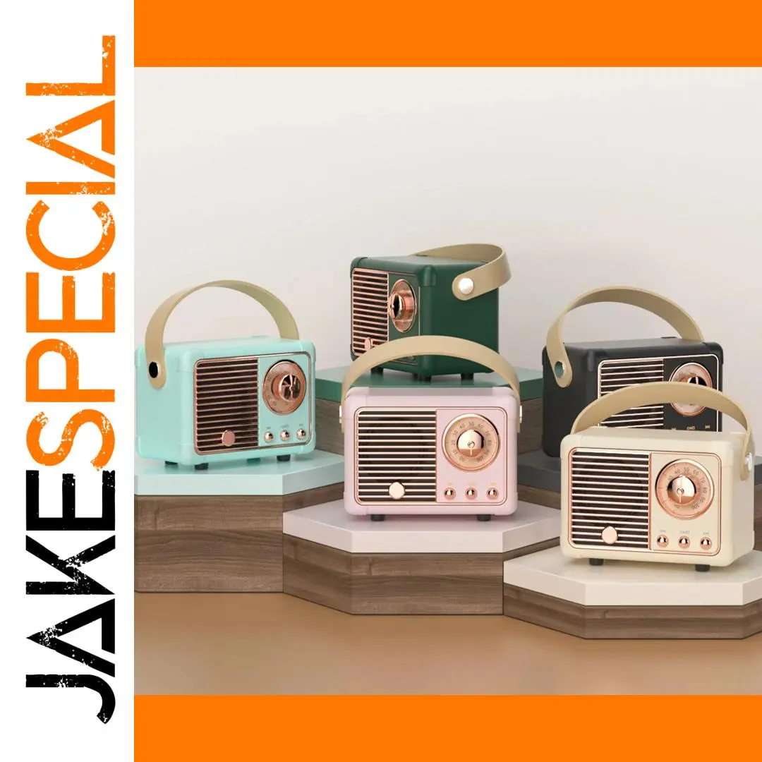 Retro Bluetooth Speaker HM11 Classic Mini Stereo 1 Retro Bluetooth Speaker HM11 Classic Mini Stereo