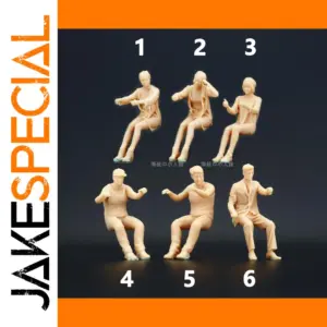 Miniature Resin Driver Figures Set 1/87 1/64 1/43