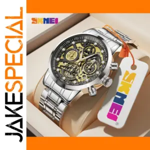 Luxury Stainless Steel Quartz Chronograph Watch