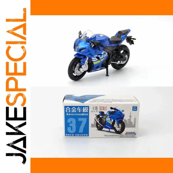 1/18 Die Cast Suzuki GSX-R1000 Motorcycle Model