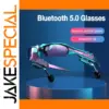 Wireless Bluetooth Smart Glasses with Headphones Mics