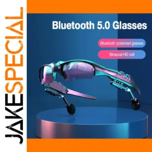 Wireless Bluetooth Smart Glasses with Headphones Mics