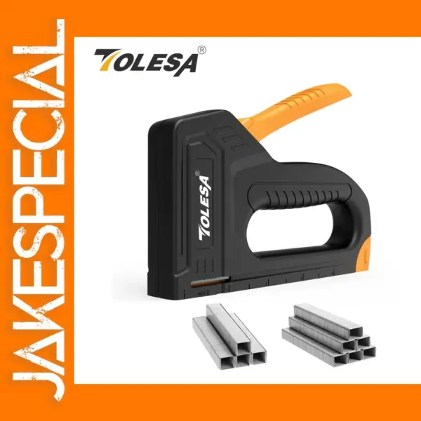 TOLESA Light-Duty Staple Gun with 1200 Staples