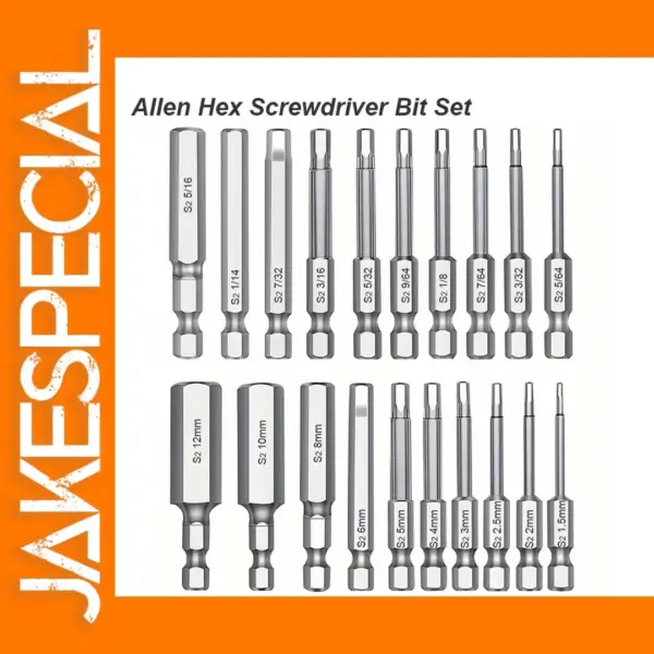 Magnetic Hex Head Allen Wrench Bit Set