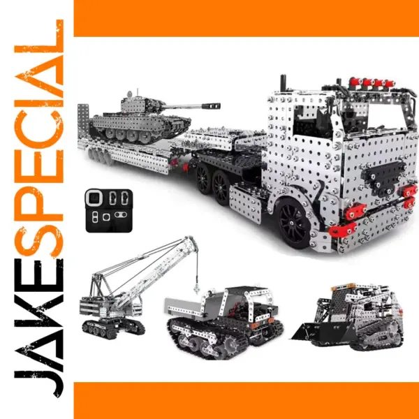 Metal 3D Screw Nut Building Block Toy