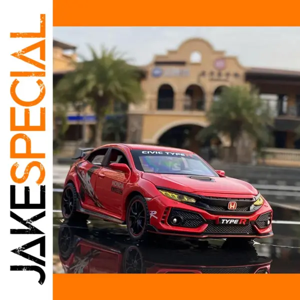 1:32 Alloy Honda Civic Type R Model Car