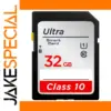 32GB Class 10 SDHC Memory Card for Cameras