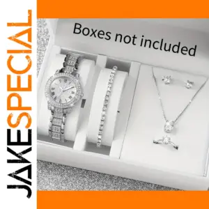 6pcs Women Quartz Watch Bracelet Set V248
