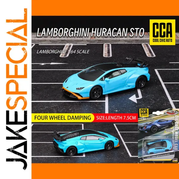 1:64 Lamborghini Huracan STO Diecast Model Car