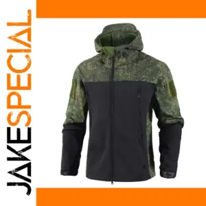 Tactical Hooded Jacket for Men with Pockets