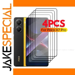 4pcs Tempered Glass Screen Protector for Poco X7 Pro