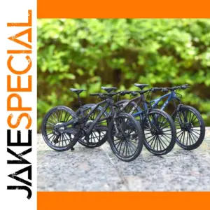 Vintage Metal Mountain Bike Model Miniature Decor