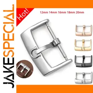 Stainless Steel Watch Buckle for Leather Straps
