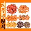 Set of 10 Mini Artificial Pumpkins for Decor