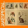 Vintage Animal Poster Print for Home Decor