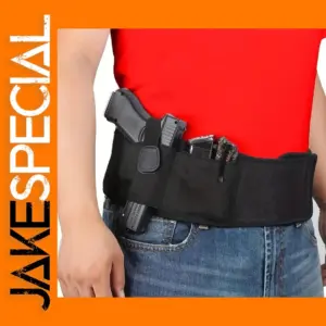 Tactical Waist Belt with Hidden Phone Pouch
