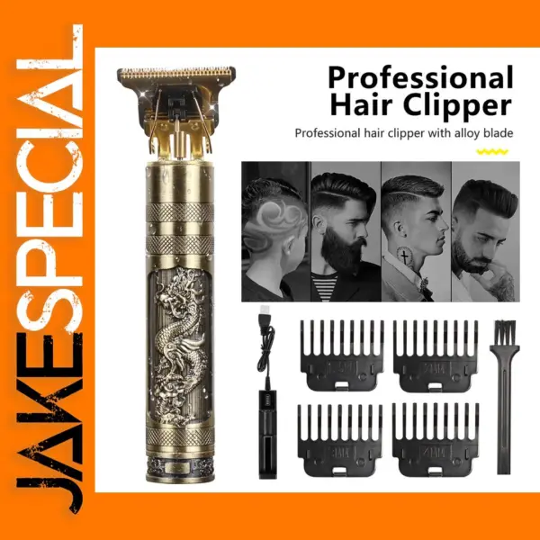 Professional Rotary Hair Clipper with Guards