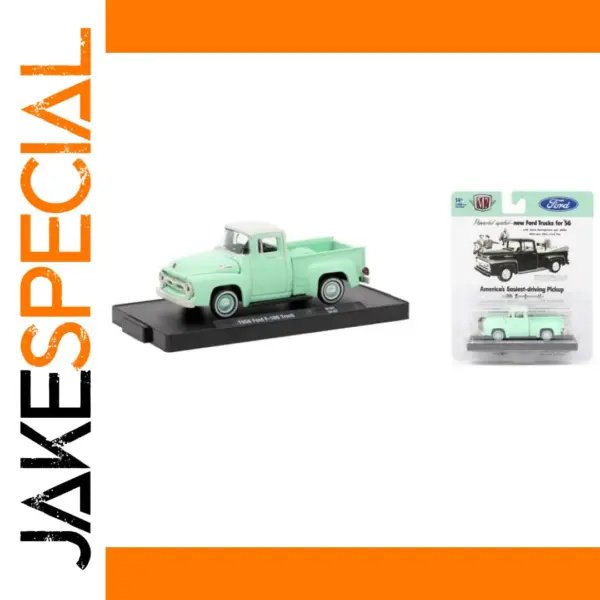Diecast 1956 Ford F-100 Truck Model 1:64 Scale