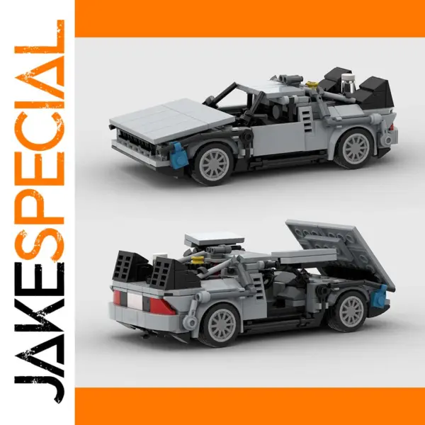 Back to the Future Time Machine Building Blocks