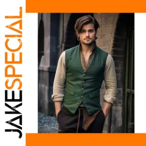 Men's Slim V-neck Wedding Waistcoat Jacket